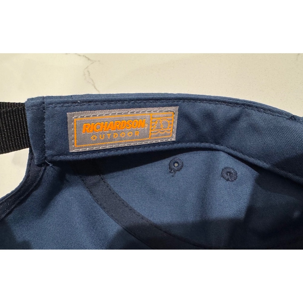 Richardson Outdoor NoDa Brewing Co 5 Panel Camper Hat Navy Blue Adjustable Strap - Picture 7 of 7